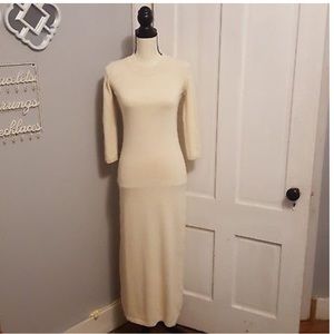 LAST ONE ZARA KNIT DRESS QUARTER SLEEVES NWT